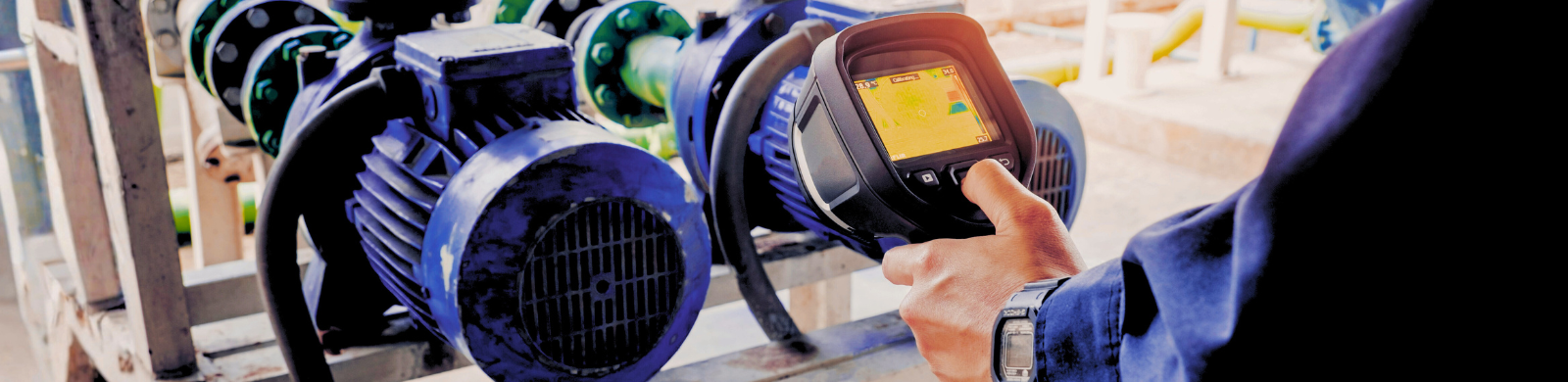 thermal image on motor thermal image on motor